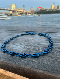 Gifted Blue Wallet Chain