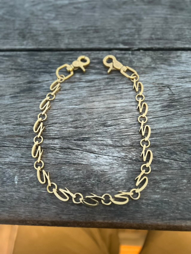 Gifted Gold Wallet Chain