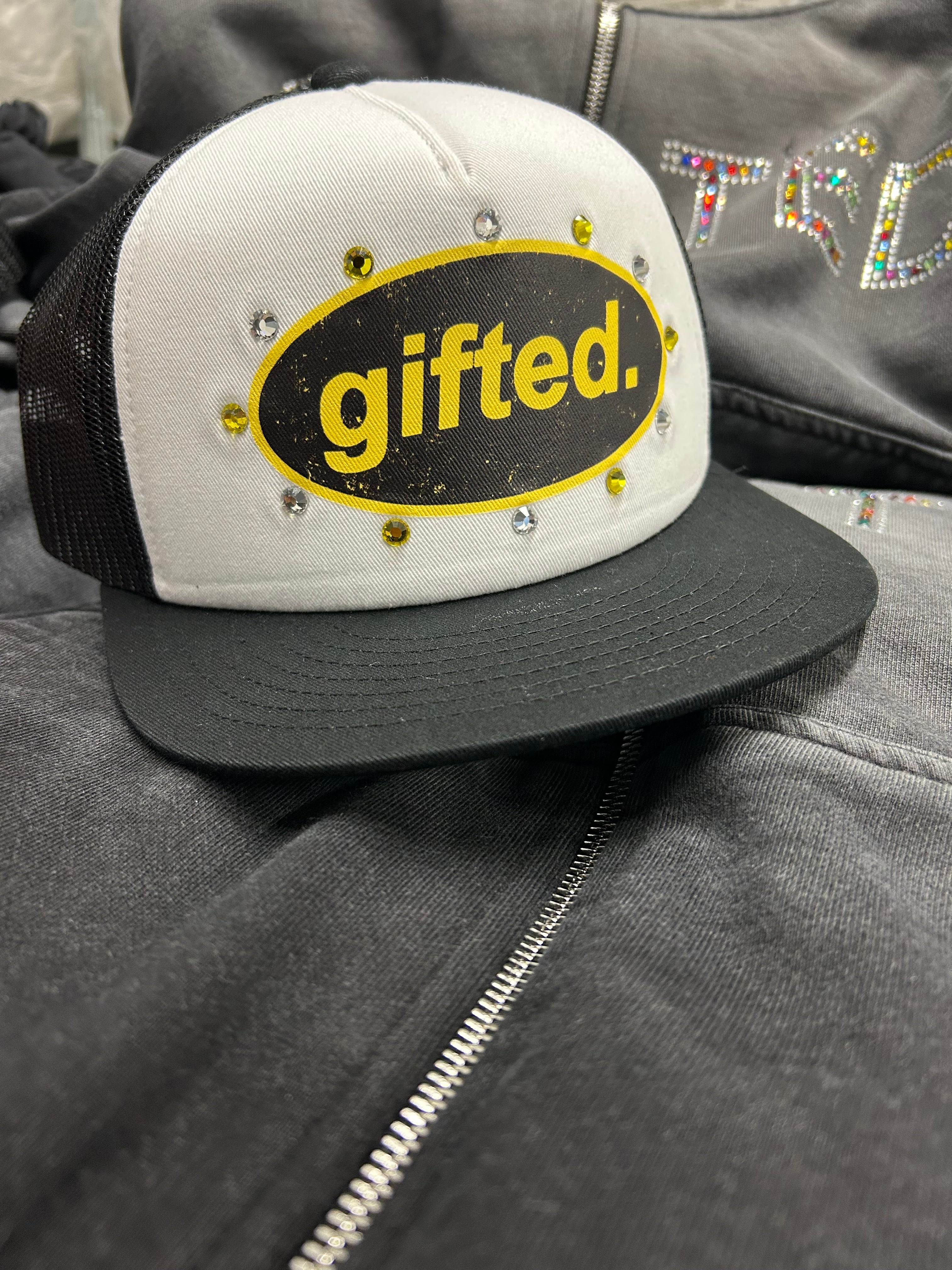 Black, White & Yellow Gifted Cap