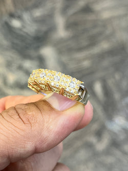 14K Men’s Ring CZ Stones